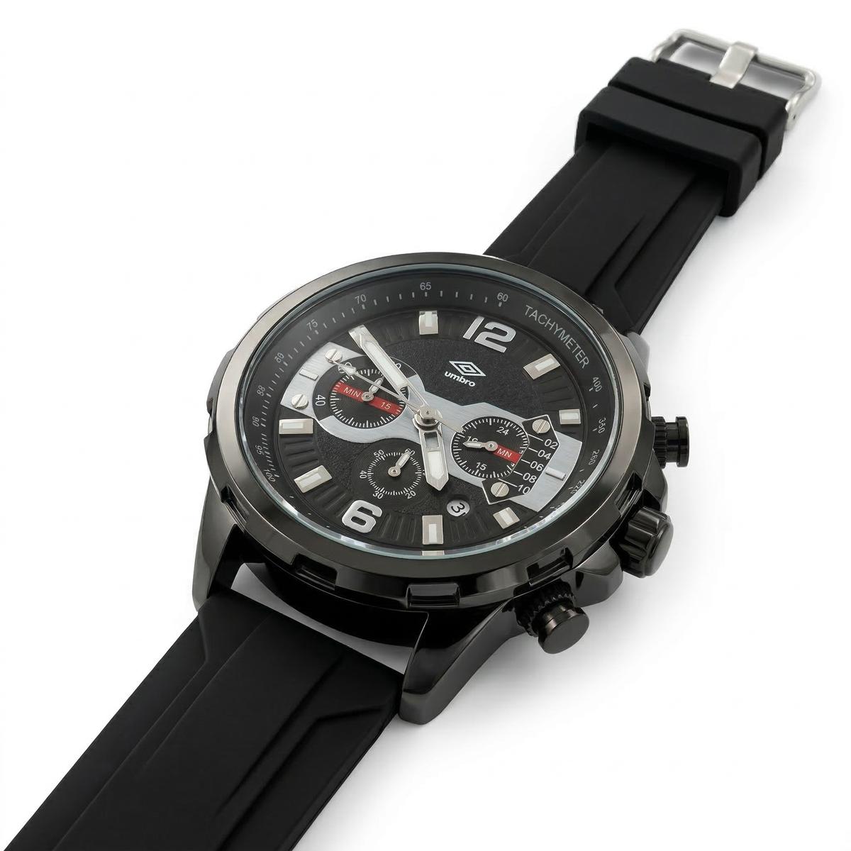 Reloj Análogo Hombre Umbro Plus Negro UMBP-1500-193