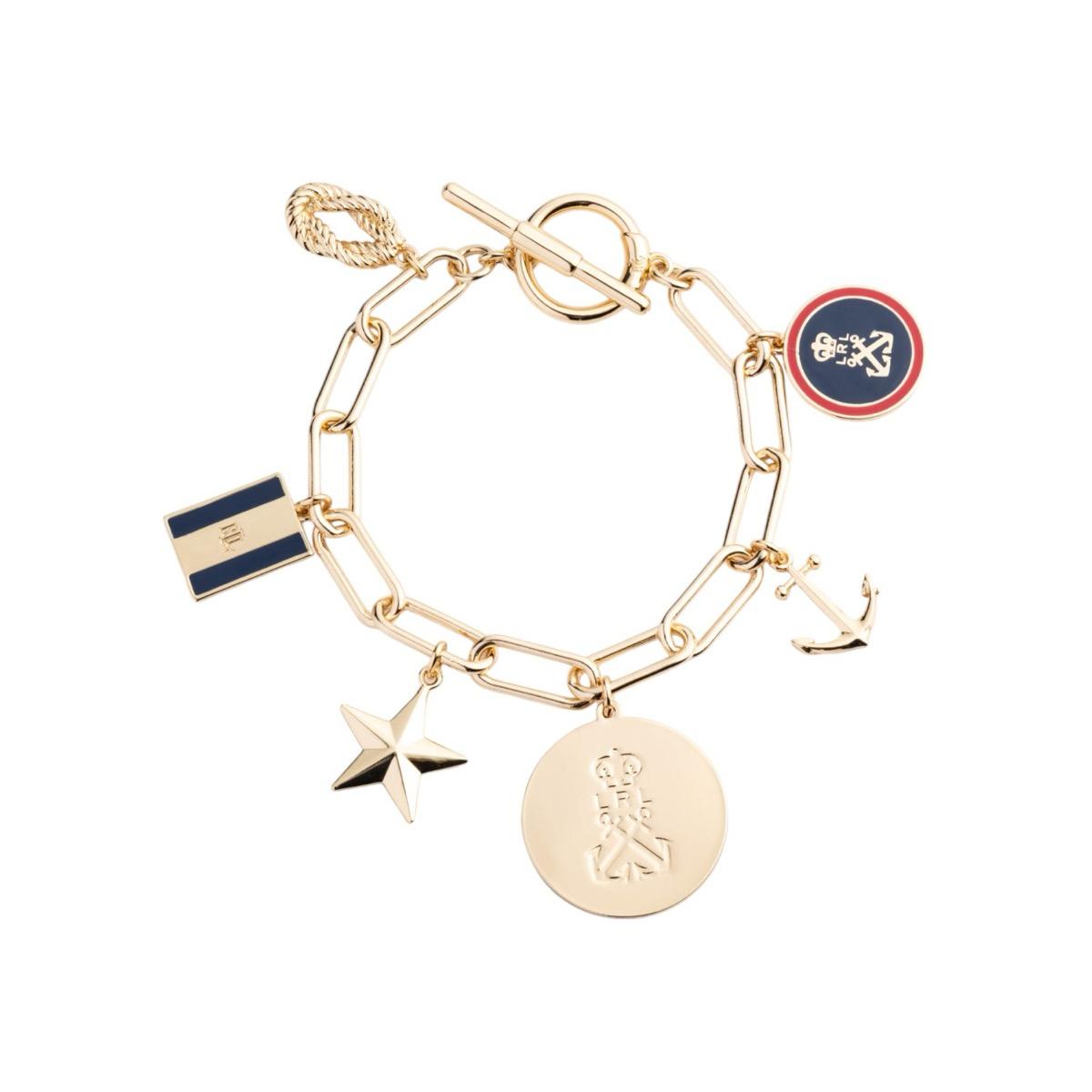 Pulsera Lauren Ralph Lauren Dorado Negro 14B00464