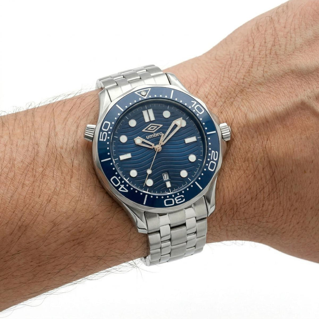 Reloj Análogo Hombre Umbro Plus Plateado UMBP-1500-186