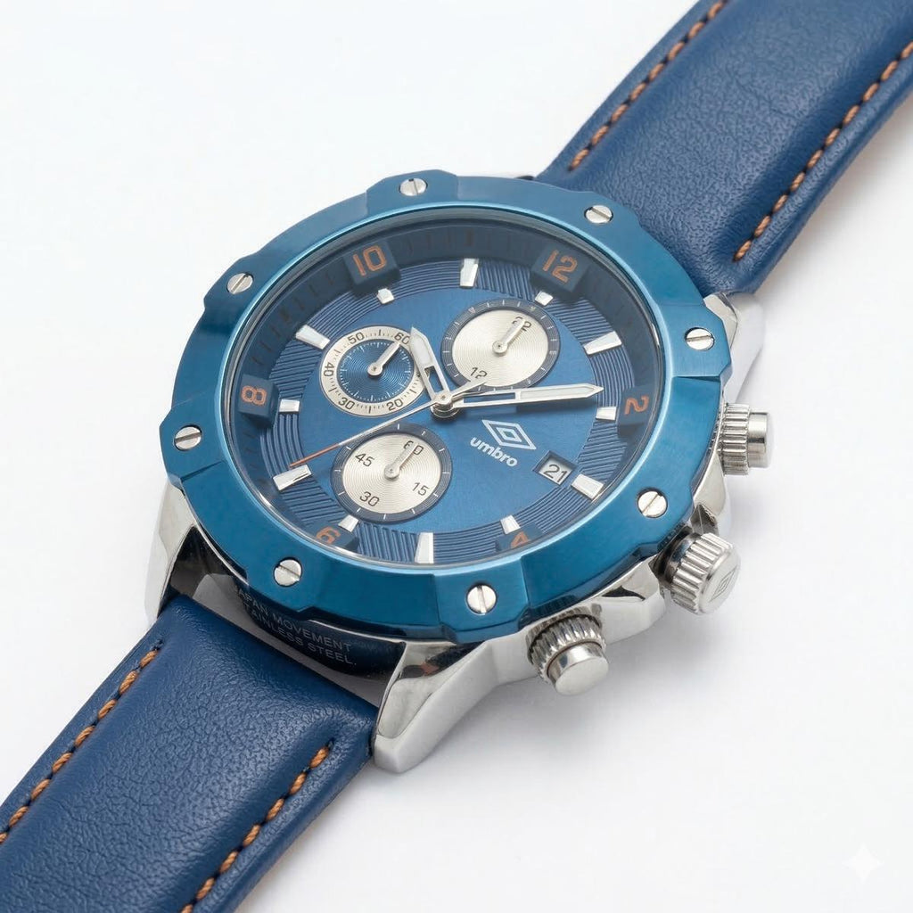 Reloj Análogo Hombre Umbro Plus Azul UMBP-1500-61