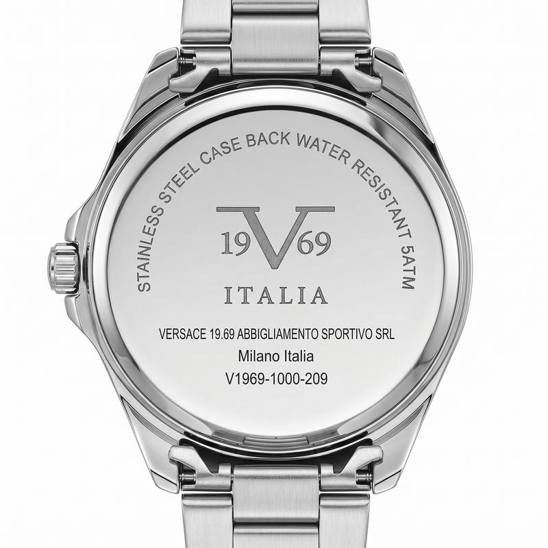 Reloj Análogo Femenino V1969 Plateado V1969-1000-209