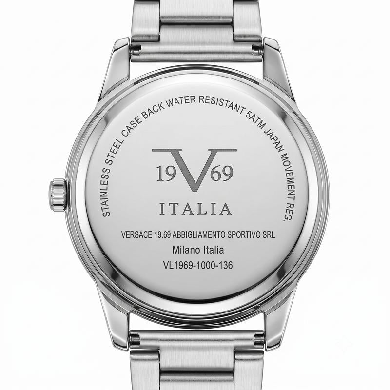 Reloj Análogo Femenino V1969 Plateado V1969-1000-136