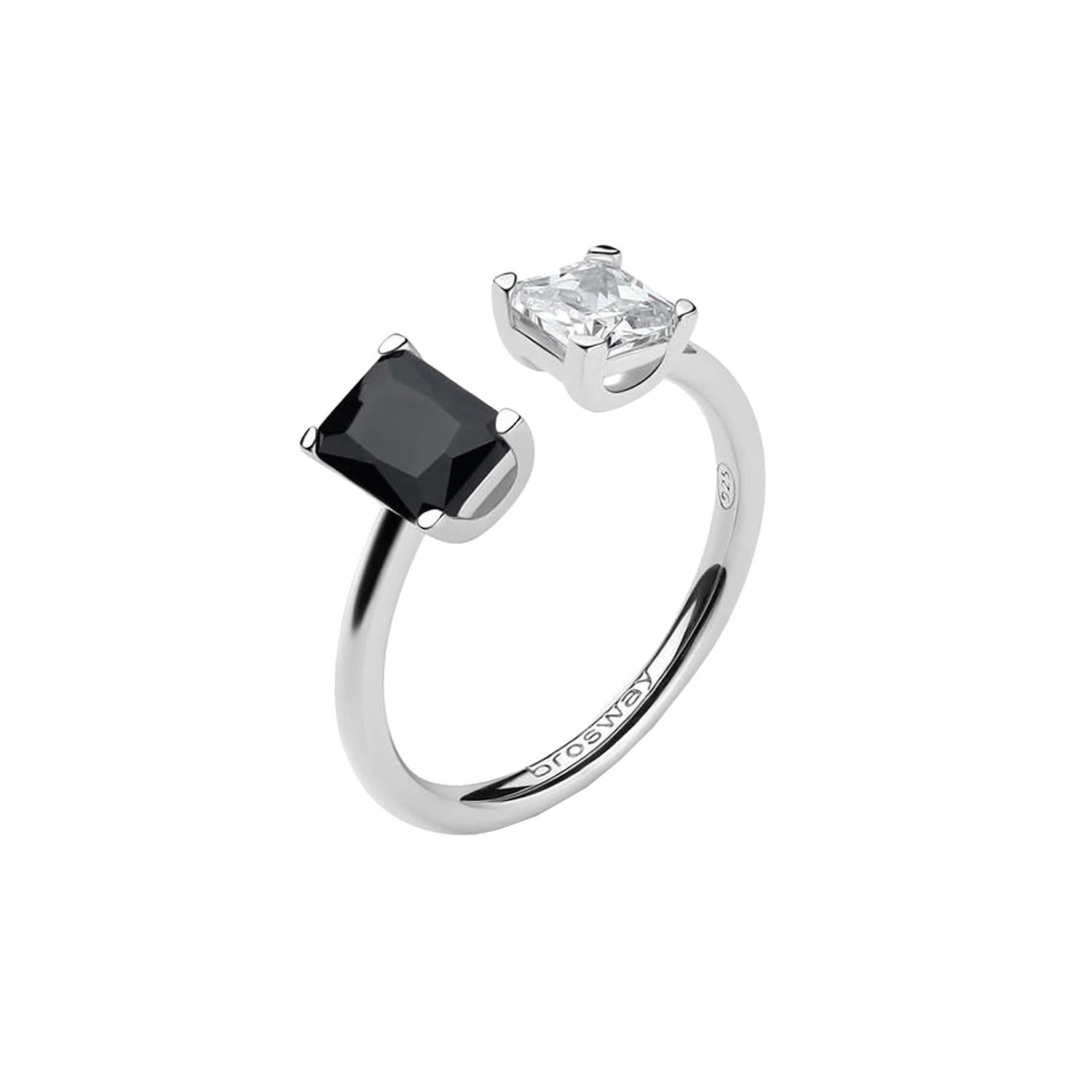 Anillo Brosway FMB10B Negro Mujer