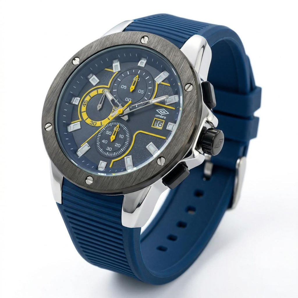 Reloj Análogo Hombre Umbro Plus Azul UMBP-1500-97
