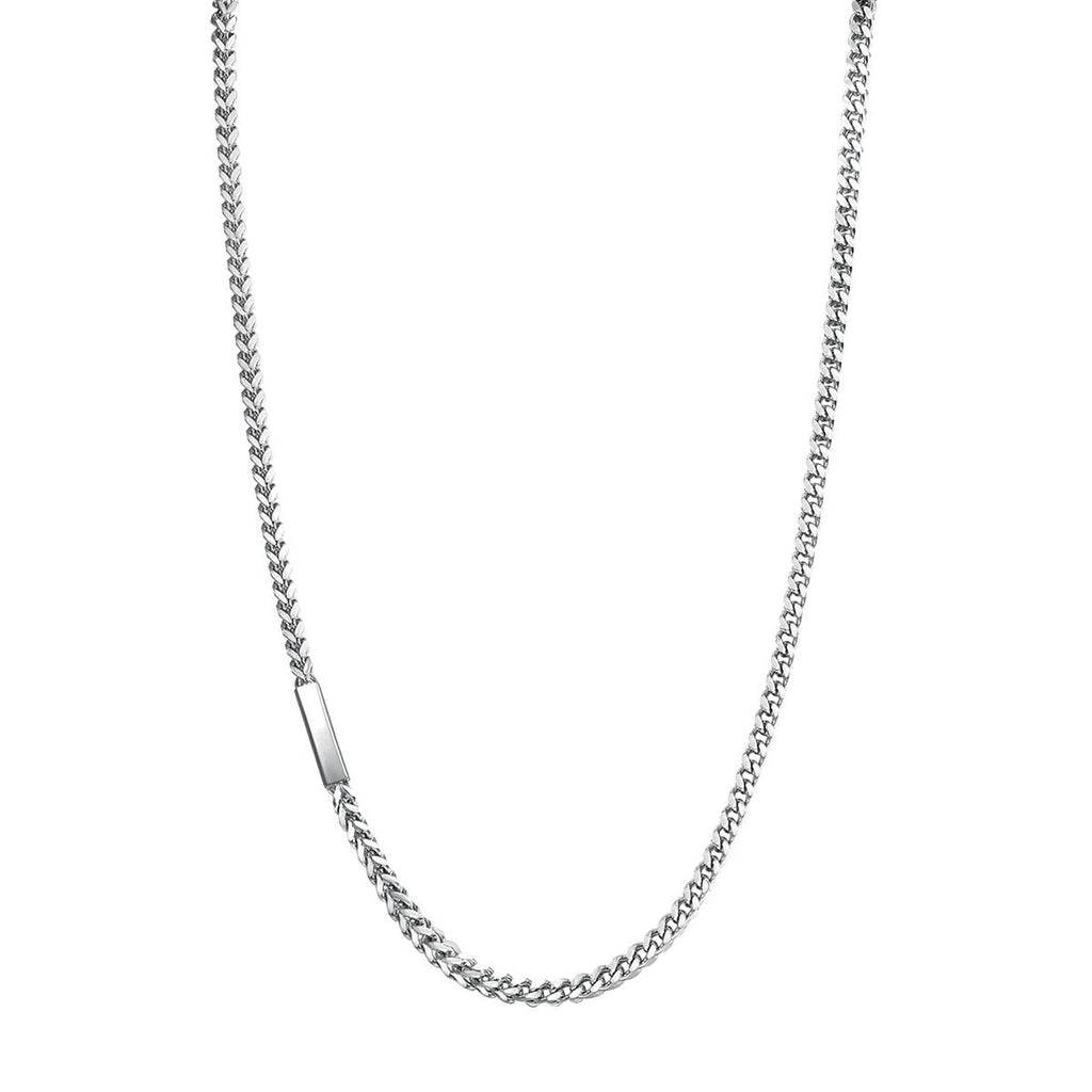 Collar Brosway Plateado Hombre BIK07