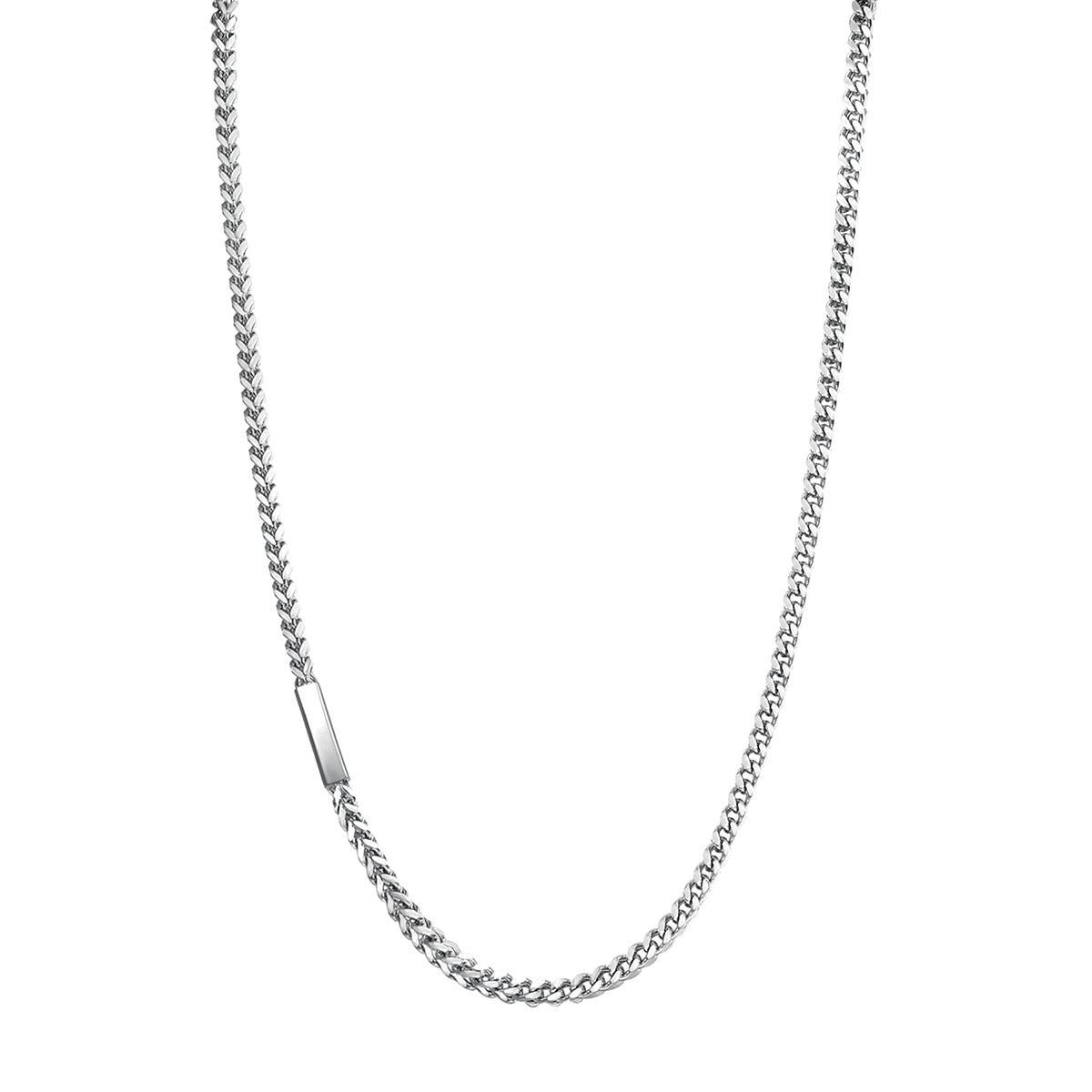 Collar Brosway Plateado Hombre BIK07