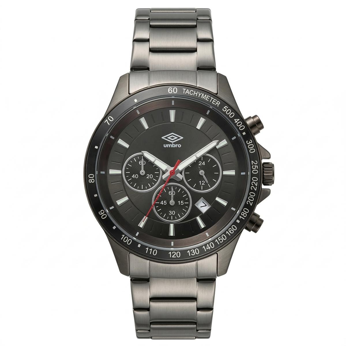 Reloj Análogo Hombre Umbro Plus Gris UMBP-1500-159