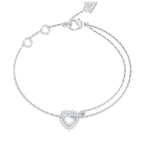 Brazalete Mujer Guess Plateado Jubb05534Jwrhs