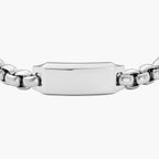 Pulsera Fossil Plateado Hombre JF04400040