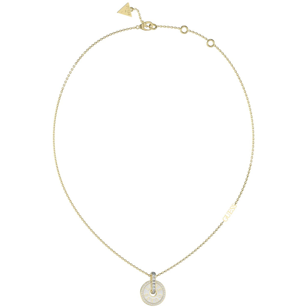 Collar Guess Dorado y Plateado Mujer JUBN04077JWYGWHT-U