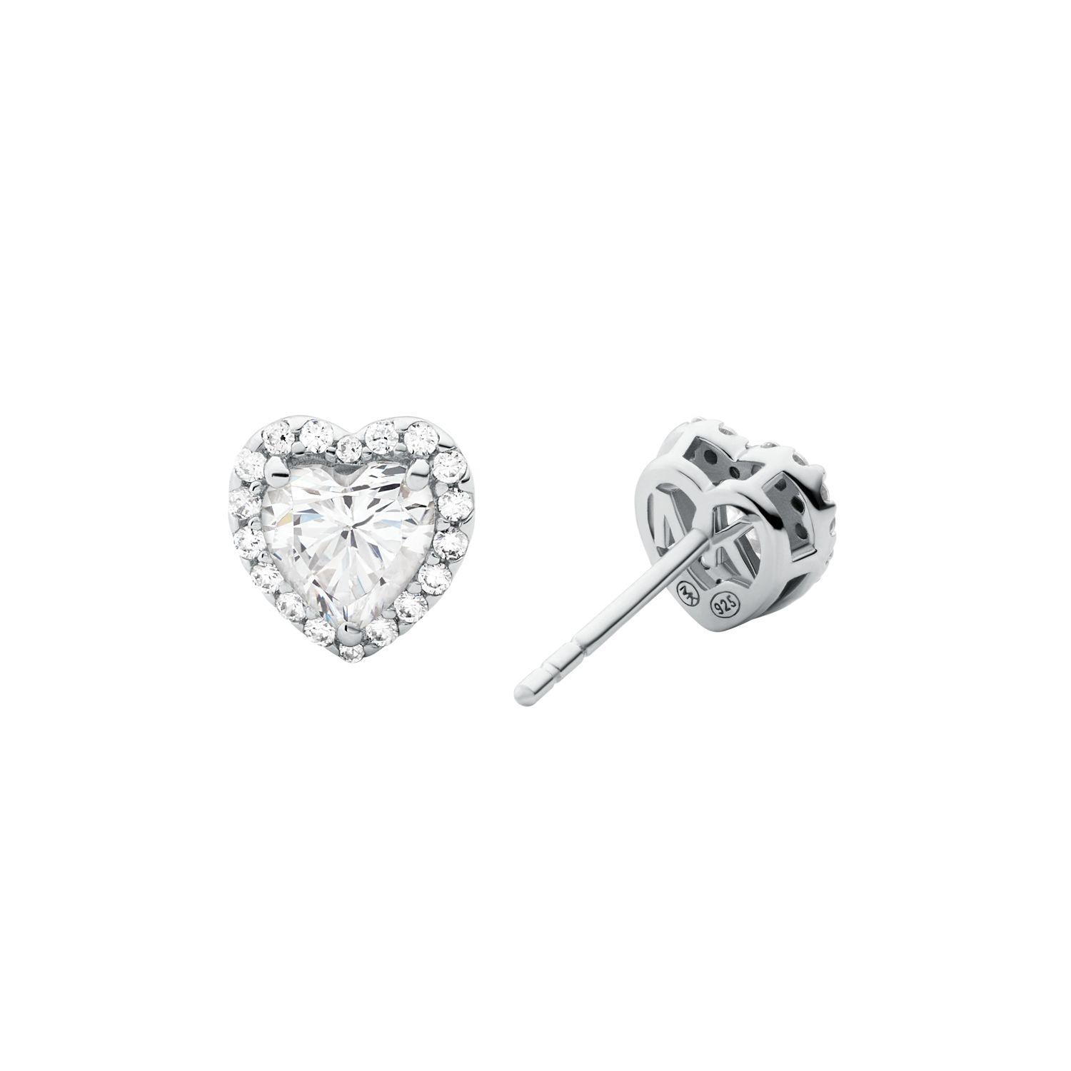 Aros Michael Kors Plateado Mujer