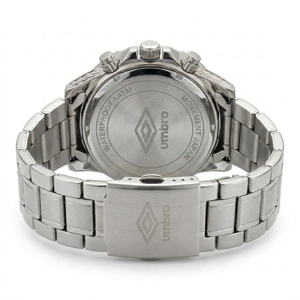 Reloj Análogo Hombre Umbro Plus Plateado UMBP-1500-102