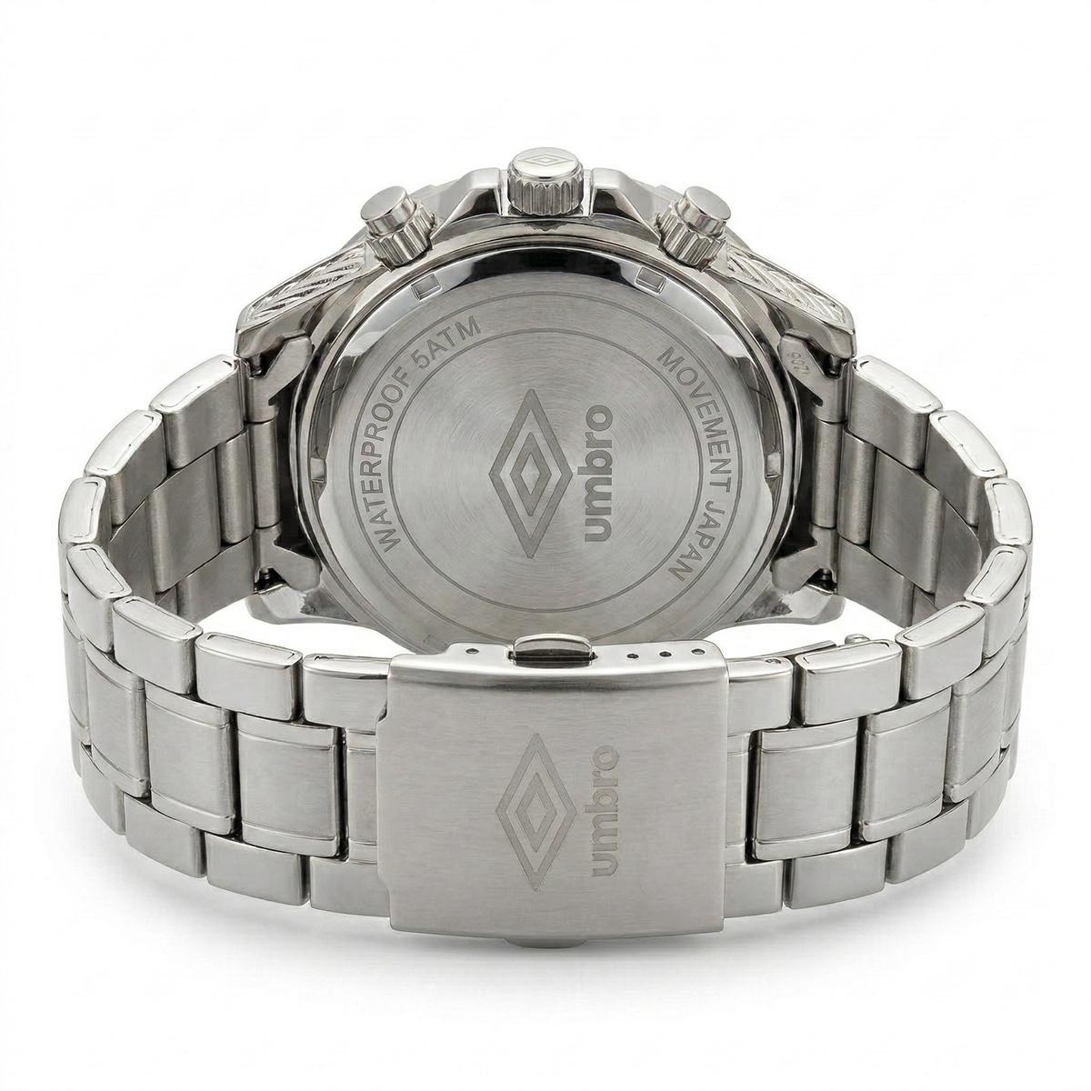 Reloj Análogo Hombre Umbro Plus Plateado UMBP-1500-102