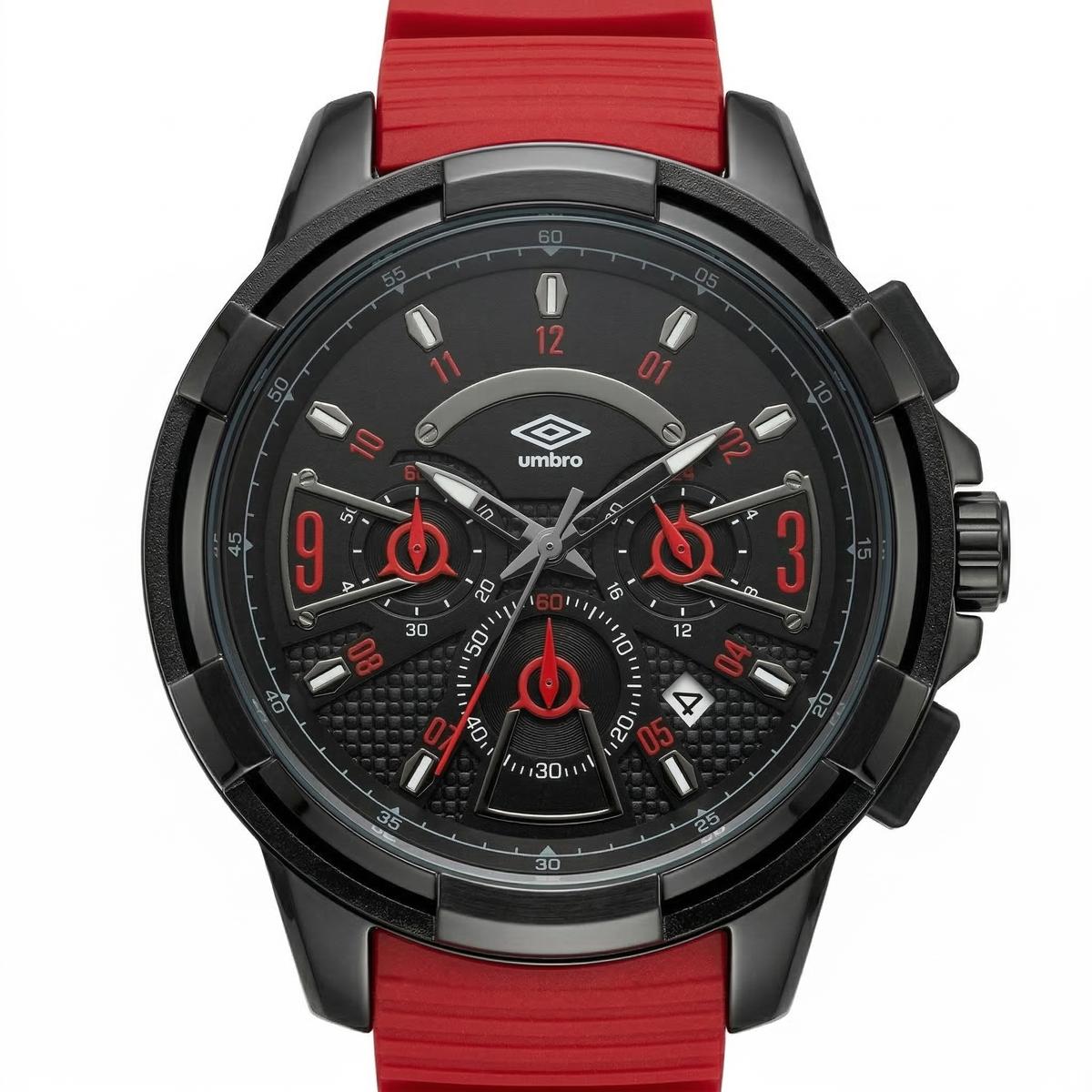 Reloj Análogo Hombre Umbro Plus Rojo UMBP-1500-120