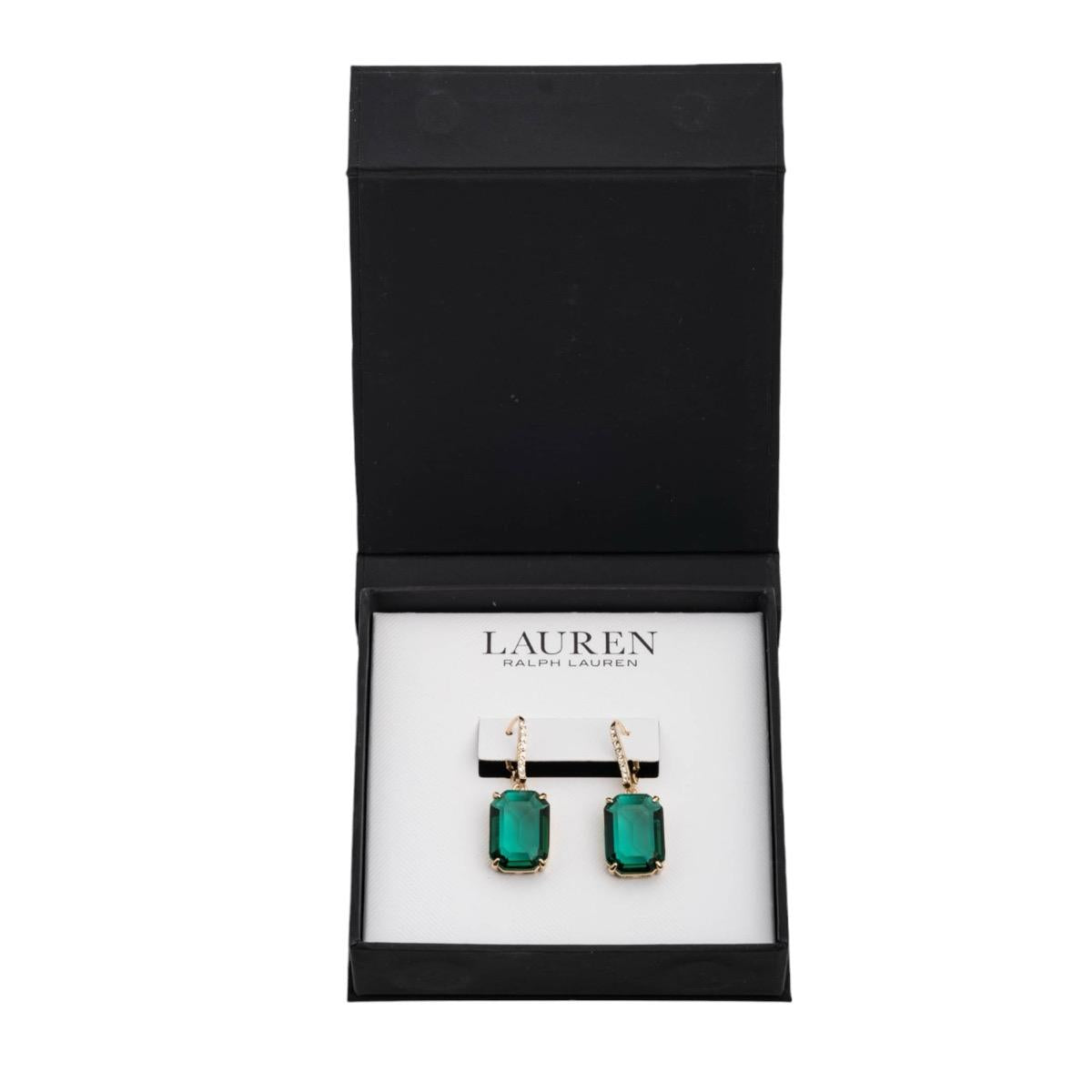 Aros Lauren Ralph Lauren Dorados Verde 14G00905