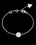 Brazalete Femenino Guess Plateado Jubb05555Jwrhs