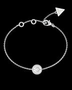 Brazalete Femenino Guess Plateado Jubb05555Jwrhs