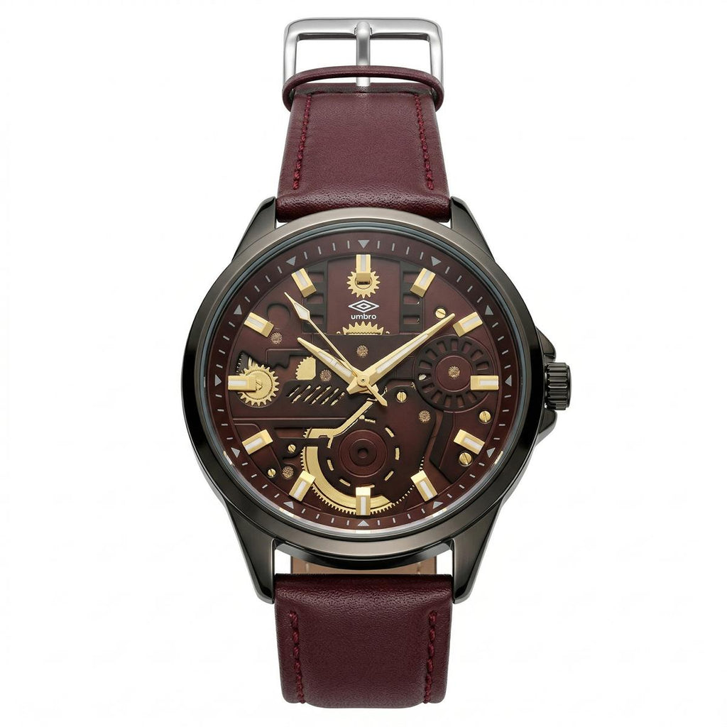 Reloj Análogo Hombre Umbro Plus Café UMBP-1500-73