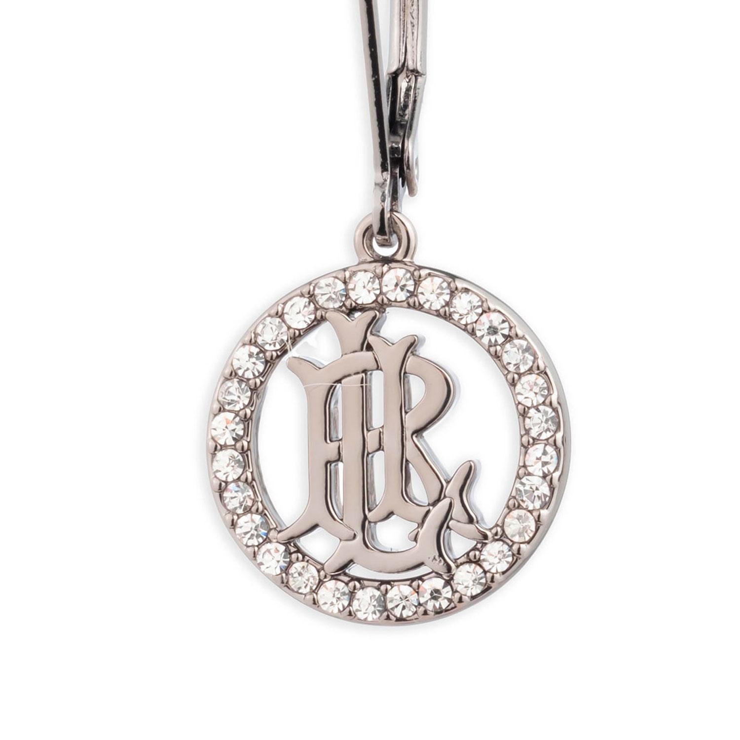 Aros Colgantes Ralph Lauren Gris Plomo Mujer 14G00658