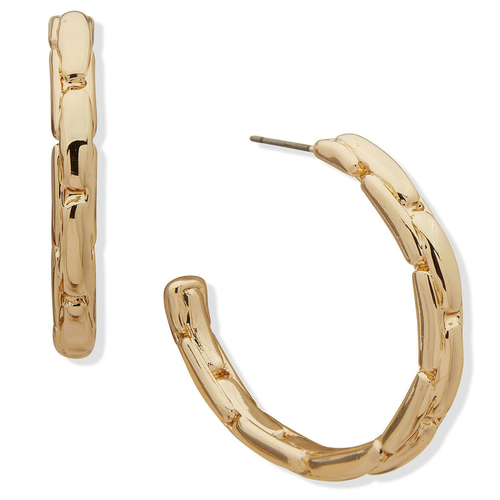 Aros Tipo Argollas Anne Klein Dorado Mujer 01G00765