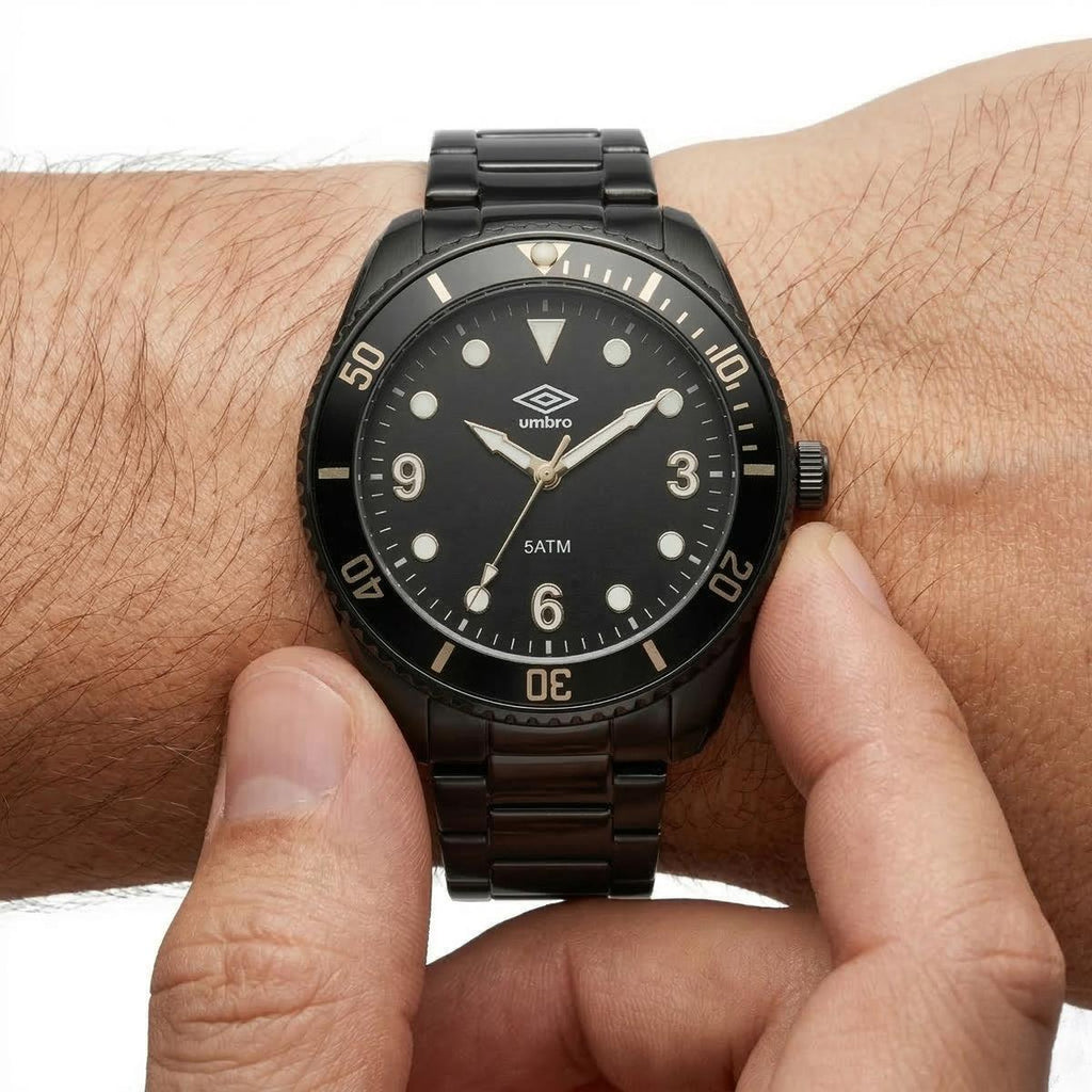 Reloj Análogo Hombre Umbro Plus Negro UMBP-1500-137