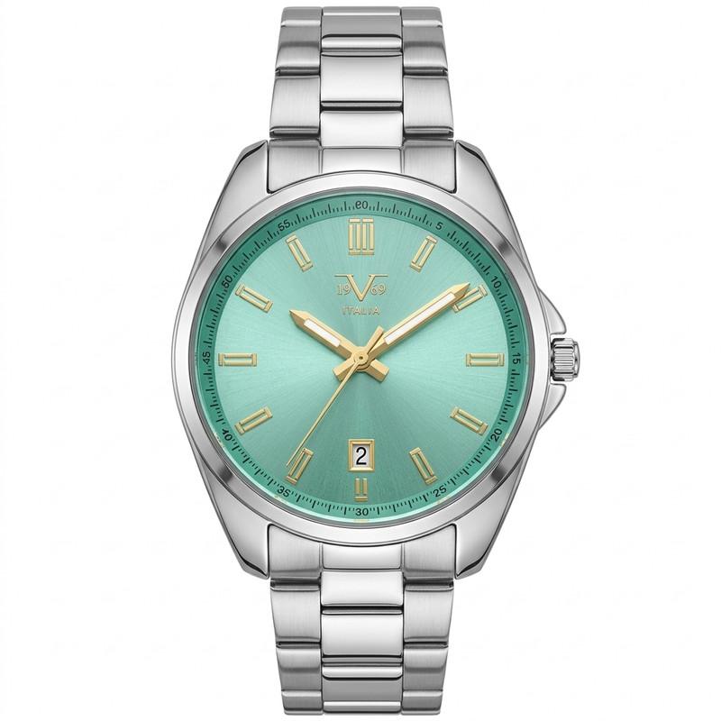 Reloj Análogo Femenino V1969 Plateado V1969-1000-211