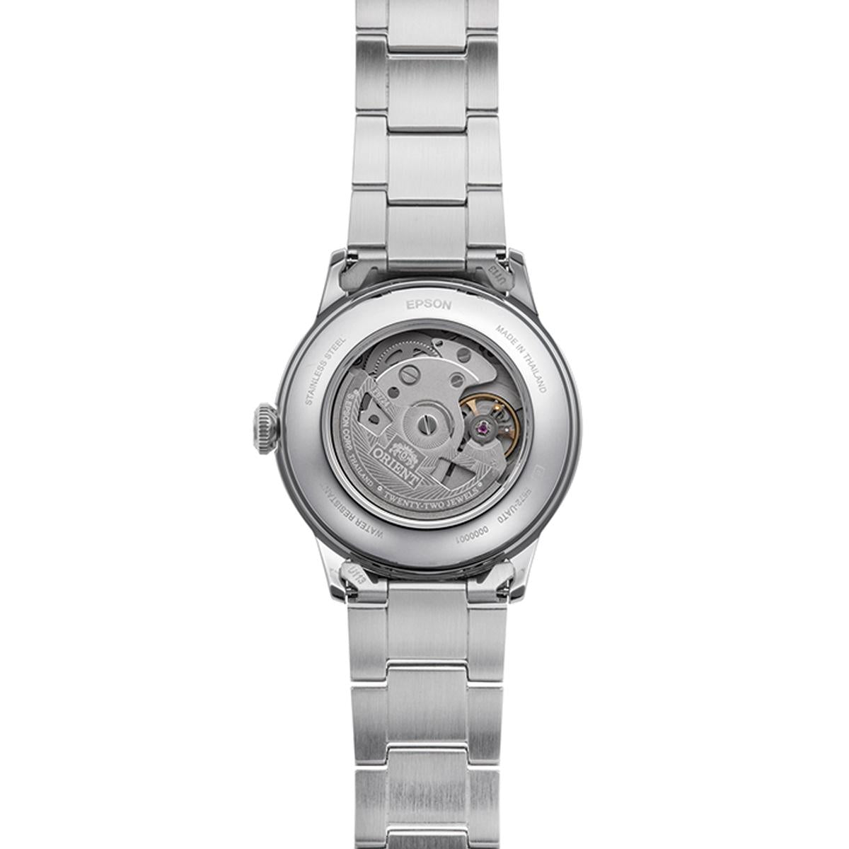 Reloj  Análogo  Hombre Orient Plateado RA-AC0M10L