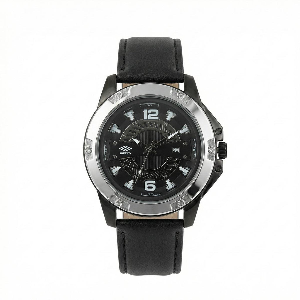 Reloj Análogo Hombre Umbro Plus Negro UMBP-1500-76