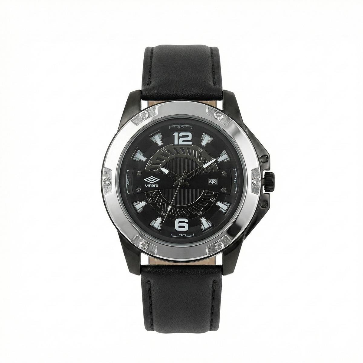 Reloj Análogo Hombre Umbro Plus Negro UMBP-1500-76