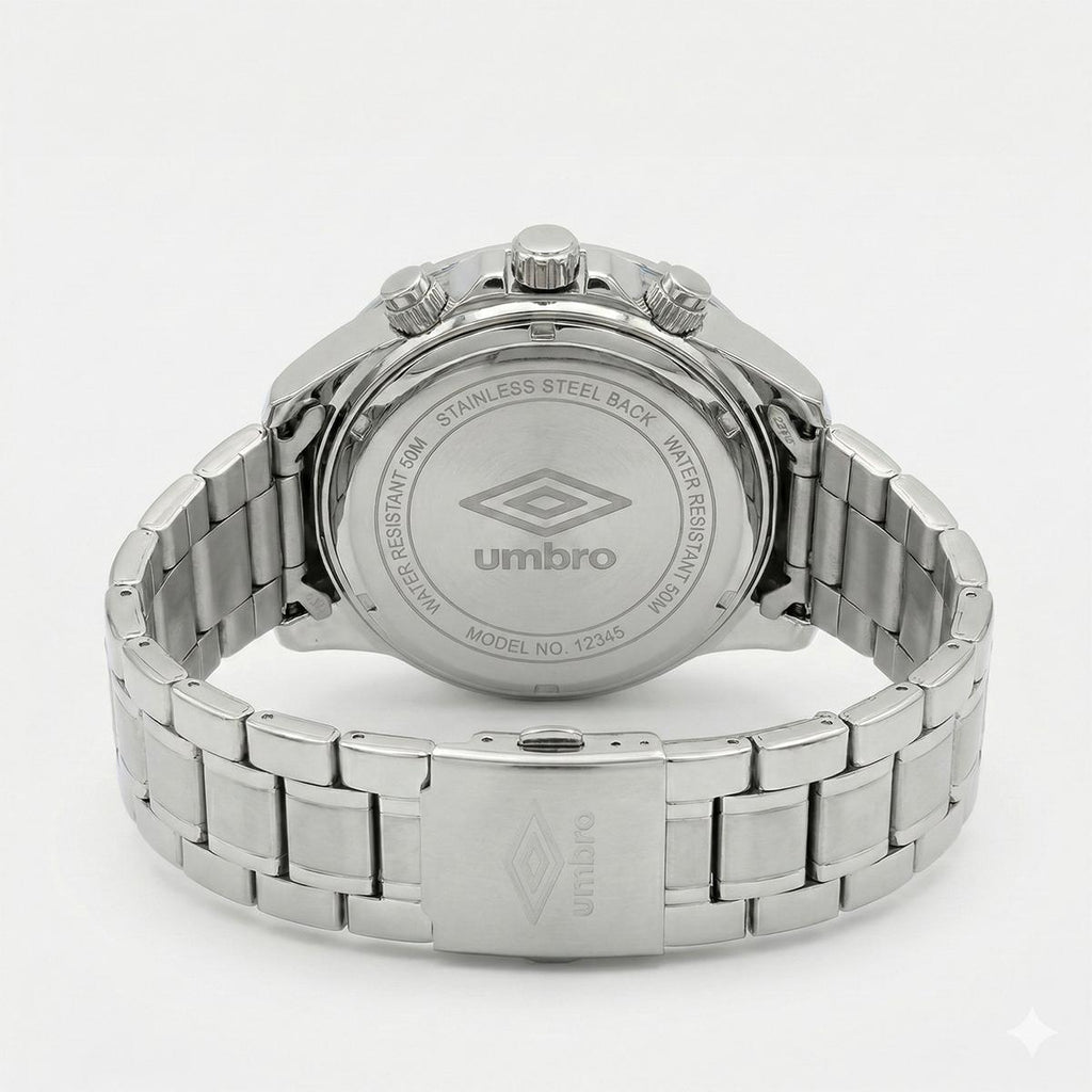 Reloj Análogo Hombre Umbro Plus Plateado UMBP-1500-69