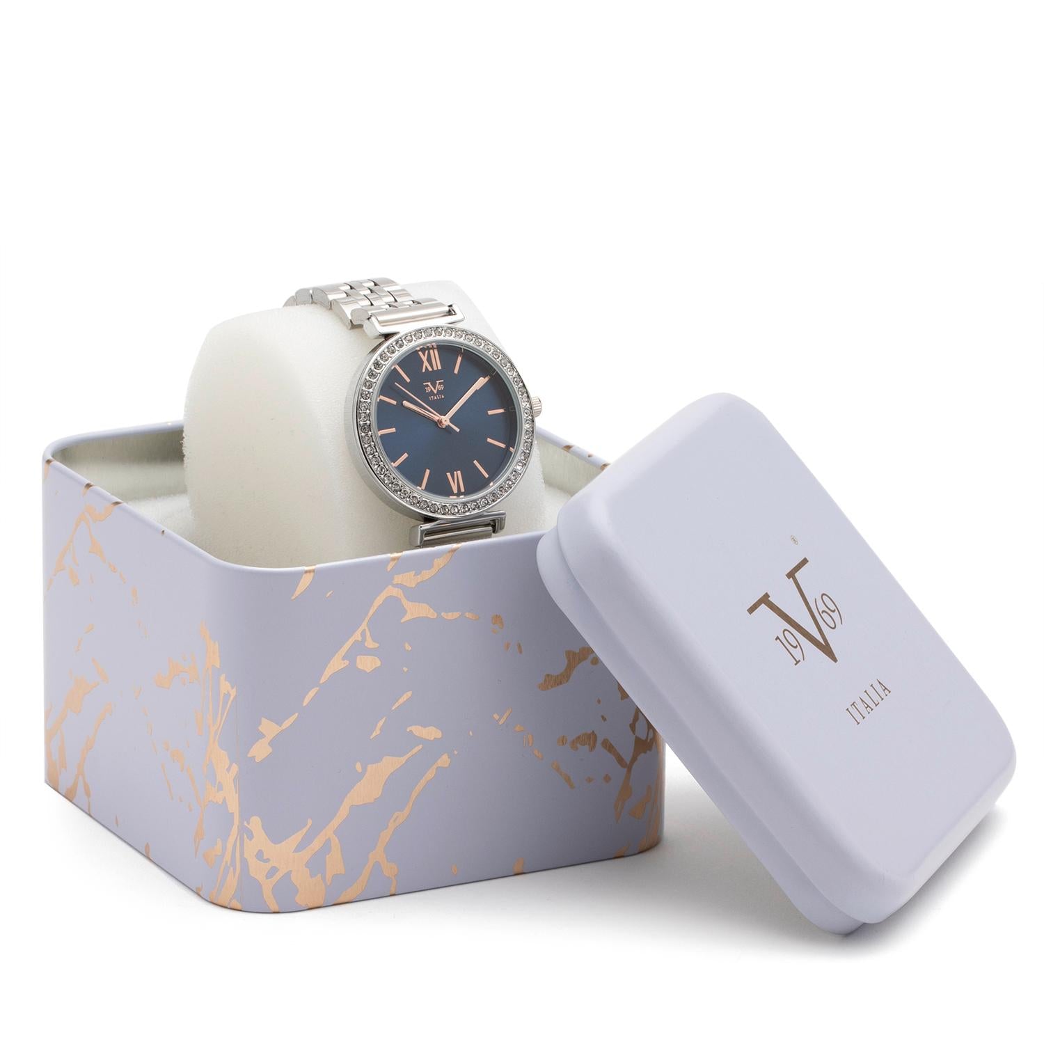 Reloj 19v69 Italia V1969-247-5 Plateado Mujer