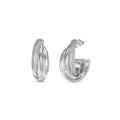 Aros Guess Plateados JUBE04064JWRHT-U
