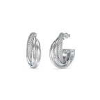 Aros Guess Plateados JUBE04064JWRHT-U