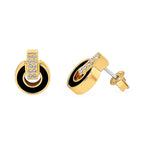 Aros Jason Hyde Negro Mujer
