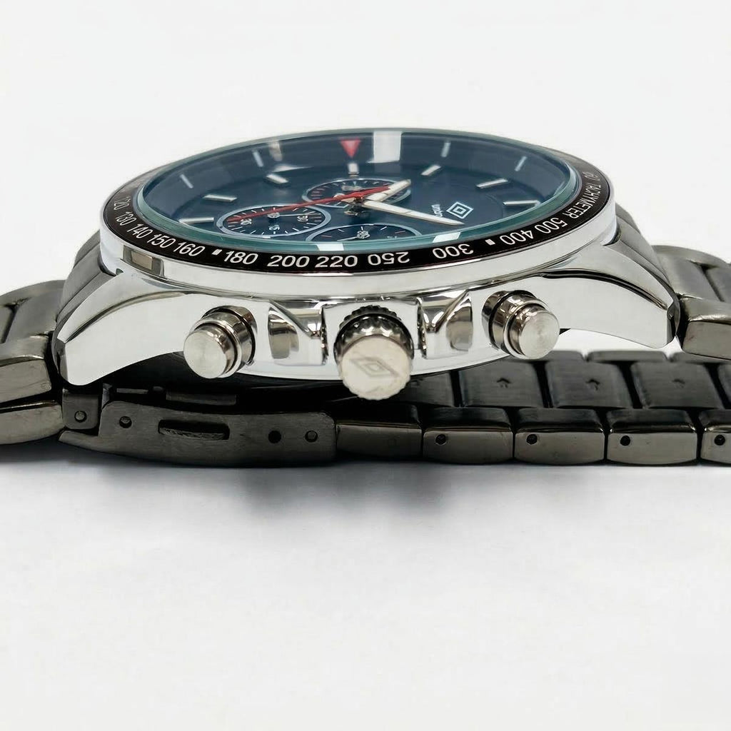 Reloj Análogo Hombre Umbro Plus Plateado UMBP-1500-157