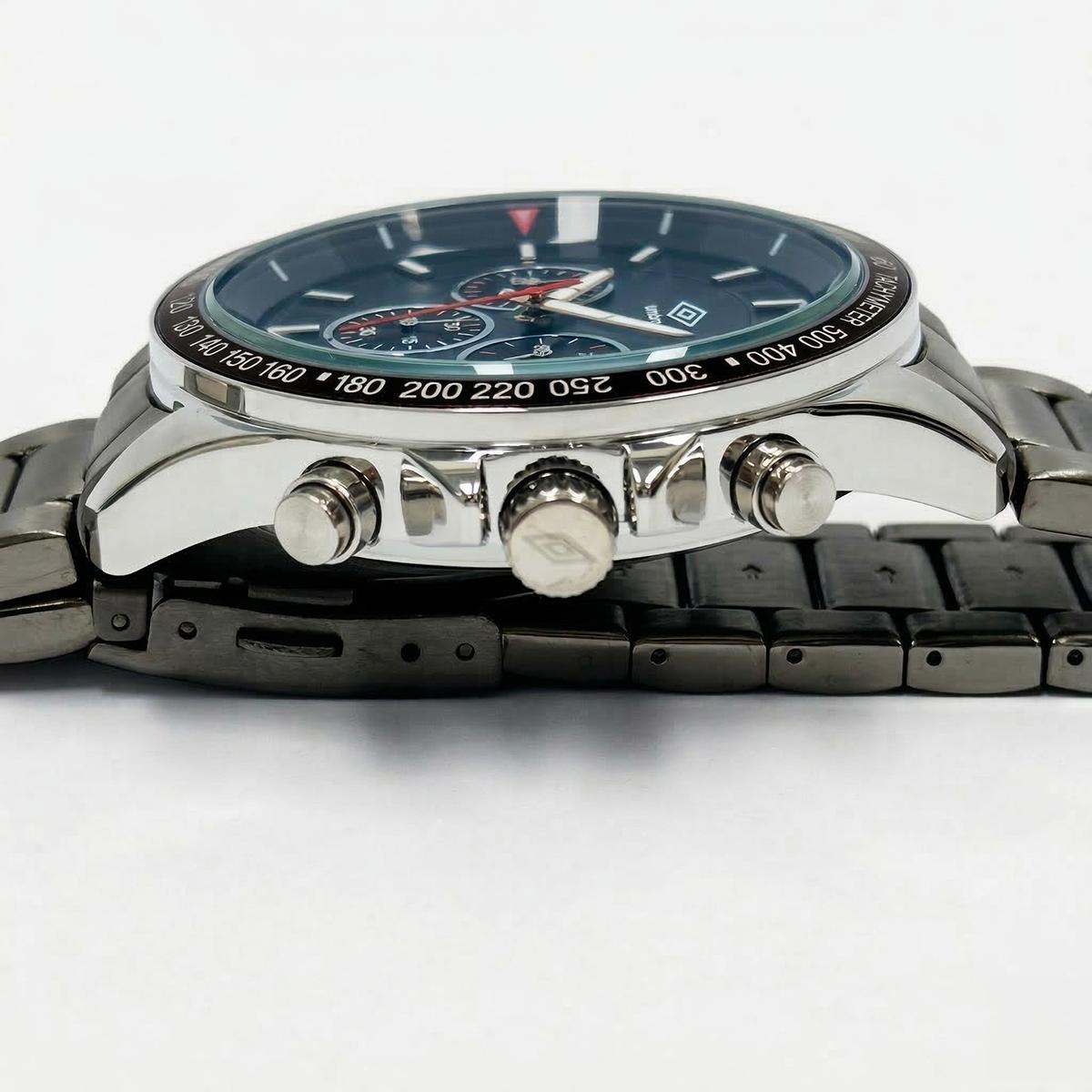 Reloj Análogo Hombre Umbro Plus Plateado UMBP-1500-157