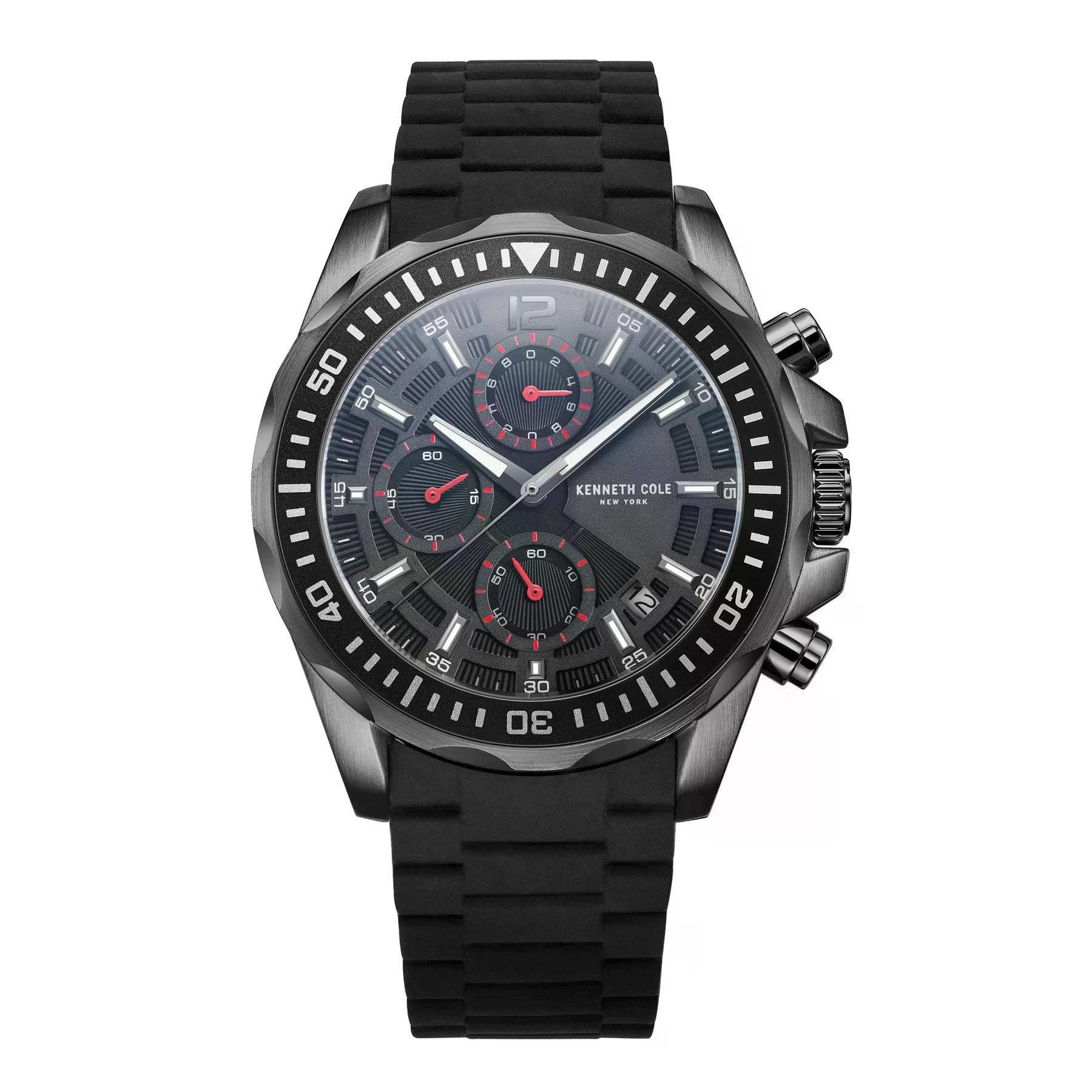 Reloj KCWGQ2222203 Negro / gris oscuro Hombre Kenneth Cole New York
