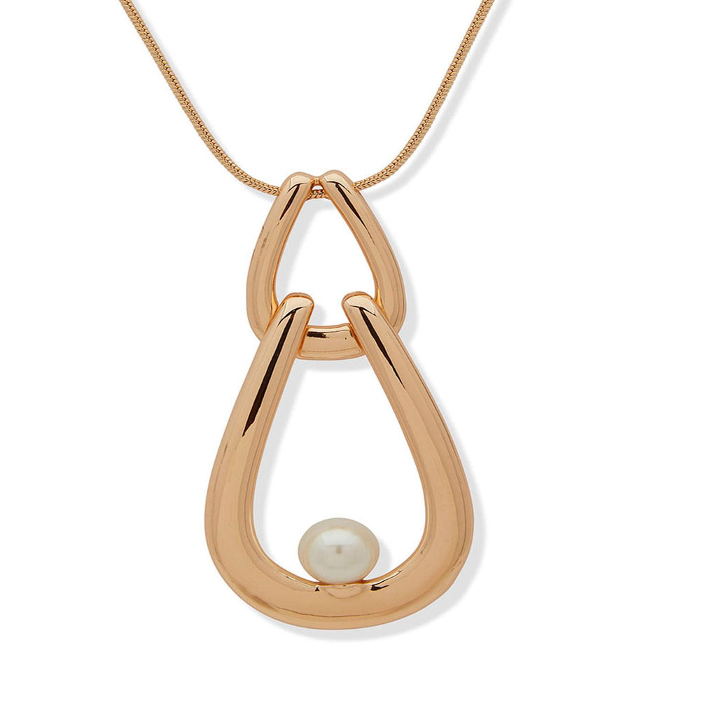 Collar Largo Anne Klein Dorado Mujer