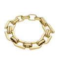 Pulsera Fossil Dorado Mujer