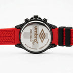 Reloj Análogo Hombre Umbro Plus Negro/Rojo UMBP-1500-107