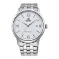 Reloj Análogo Hombre Orient Plateado RA-AC0F10S