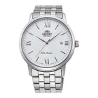Reloj Análogo Hombre Orient Plateado RA-AC0F10S