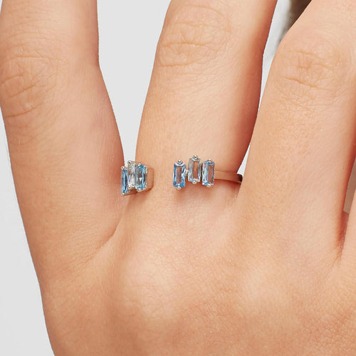 Anillo Brosway FCL12B Celeste Mujer