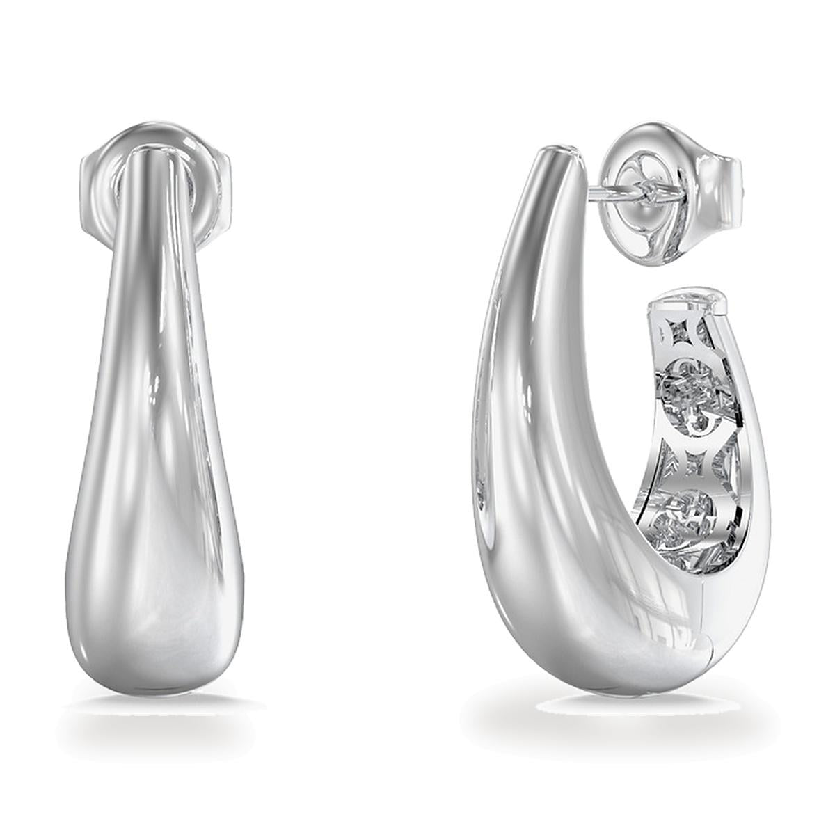 Aros Mujer Guess Plateado Jube06430Jwrht/U