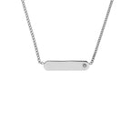 Collar Fossil JF04134040 Plateado