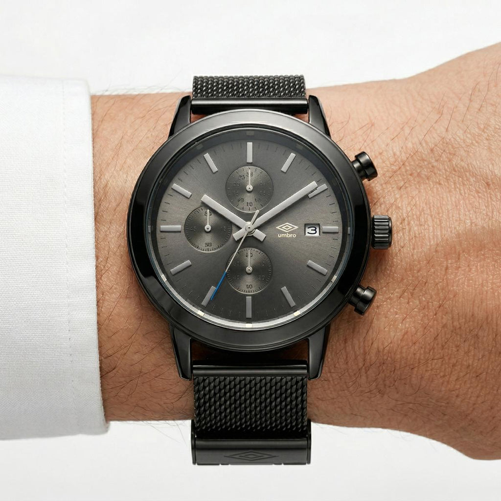 Reloj Análogo Hombre Umbro Plus Negro UMBP-1500-197