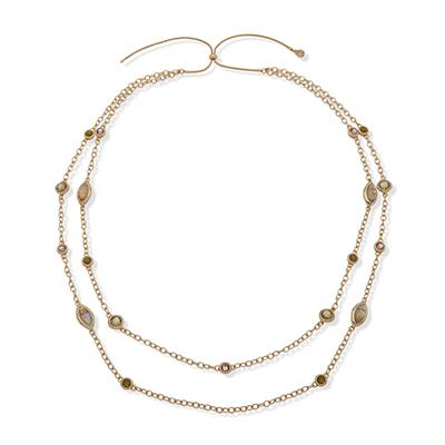 Collar Doble Mujer Anne Klein December Dreams Dor.