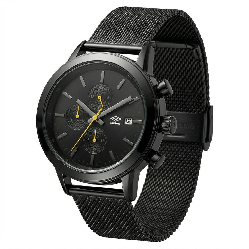 Reloj Análogo Hombre Umbro Plus Negro UMBP-1500-198