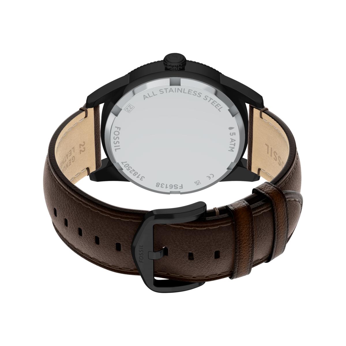 Reloj Hombre Fossil Café FS6138