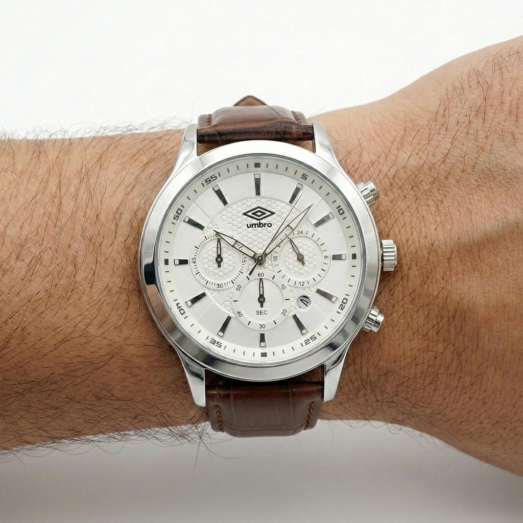 Reloj Análogo Hombre Umbro Plus Café UMBP-1500-83